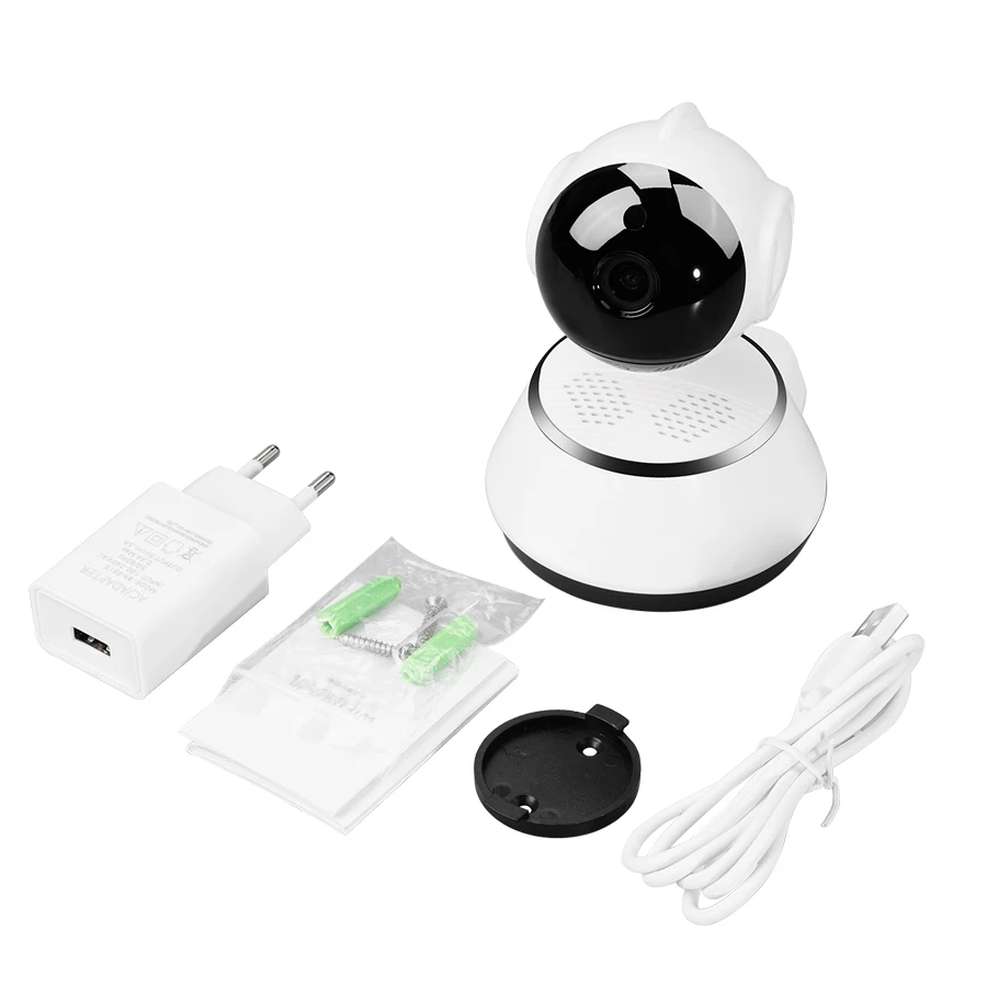 Мини IP камера видеонаблюдения HD 720P 2 канала 1 МП Wi Fi|Камеры видеонаблюдения| |