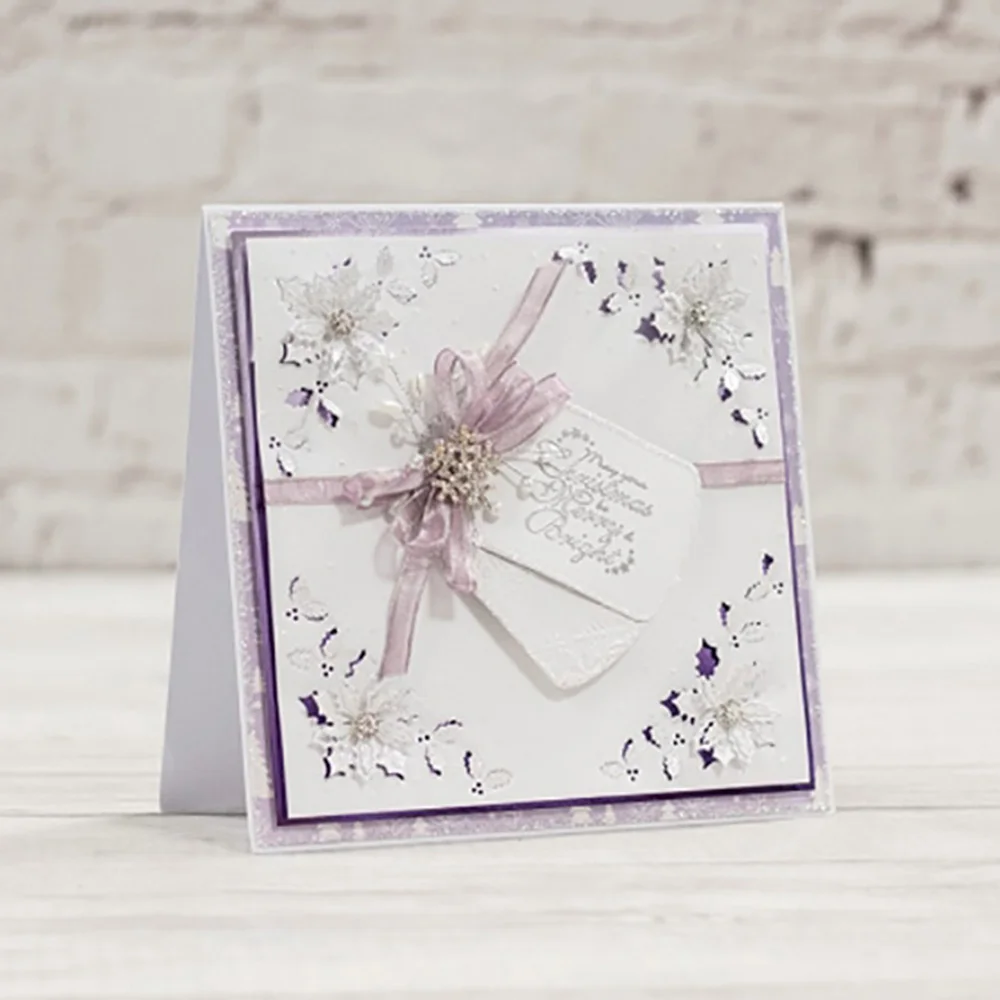 Новая 3D Цветочная кружевная рамка металлические режущие штампы Декор трафарет