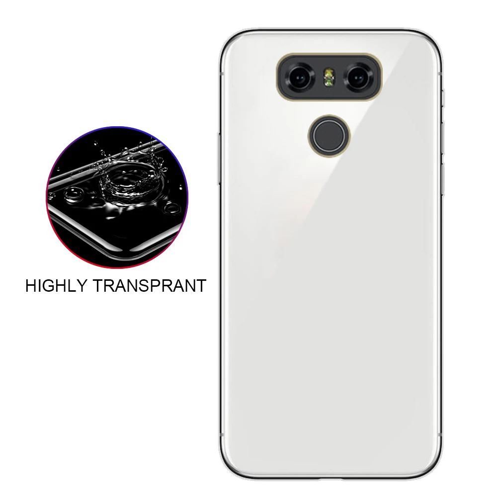 Для LG g6 мобильный телефон shell Противоскользящий защитный чехол Прозрачная мягкая