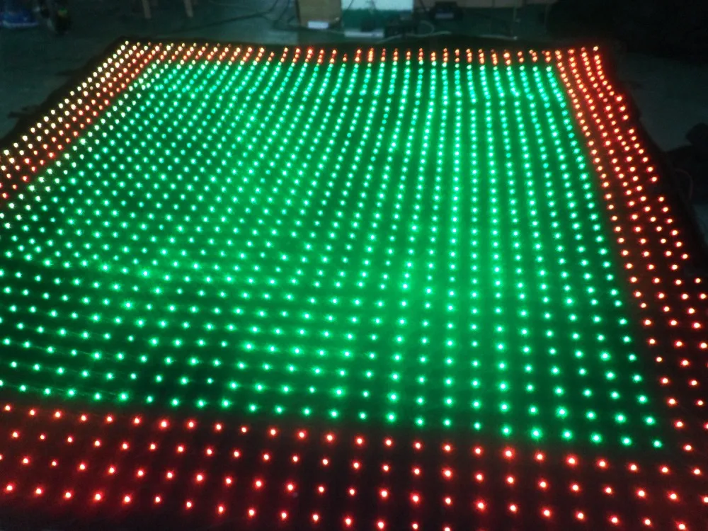 High Quality P9 5M*6M Led Video Curtain PC Mode Controller Tricolor 3IN1 LED For Wedding Backdrops | Лампы и освещение