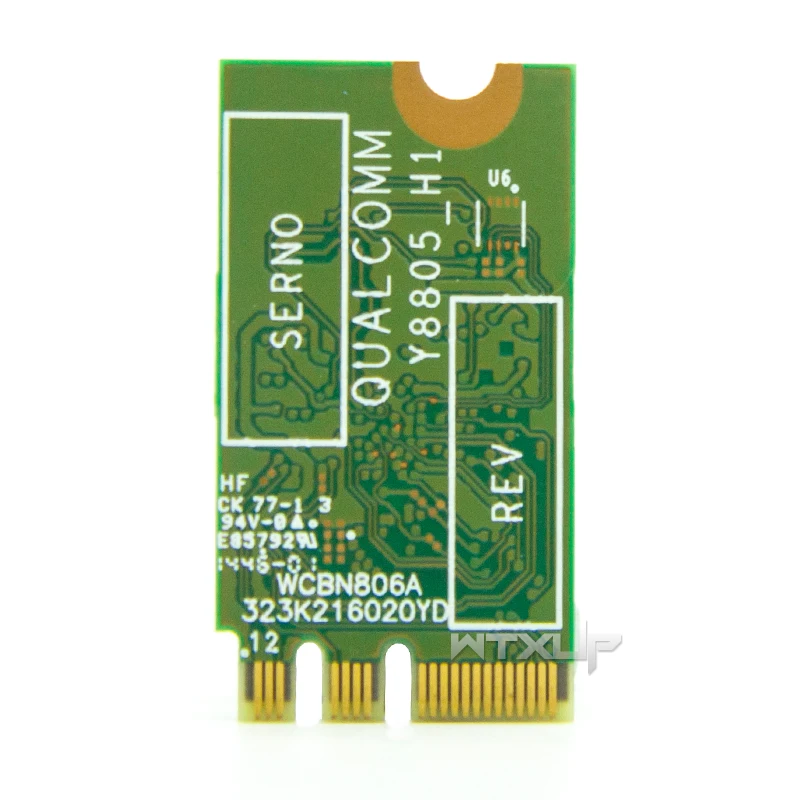 Беспроводная карта адаптер для Qualcomm QCA9377 QCNFA435 802.11AC NFA435 433 Мбит/с 2 4G/Φ DW1810 NGFF Wi Fi