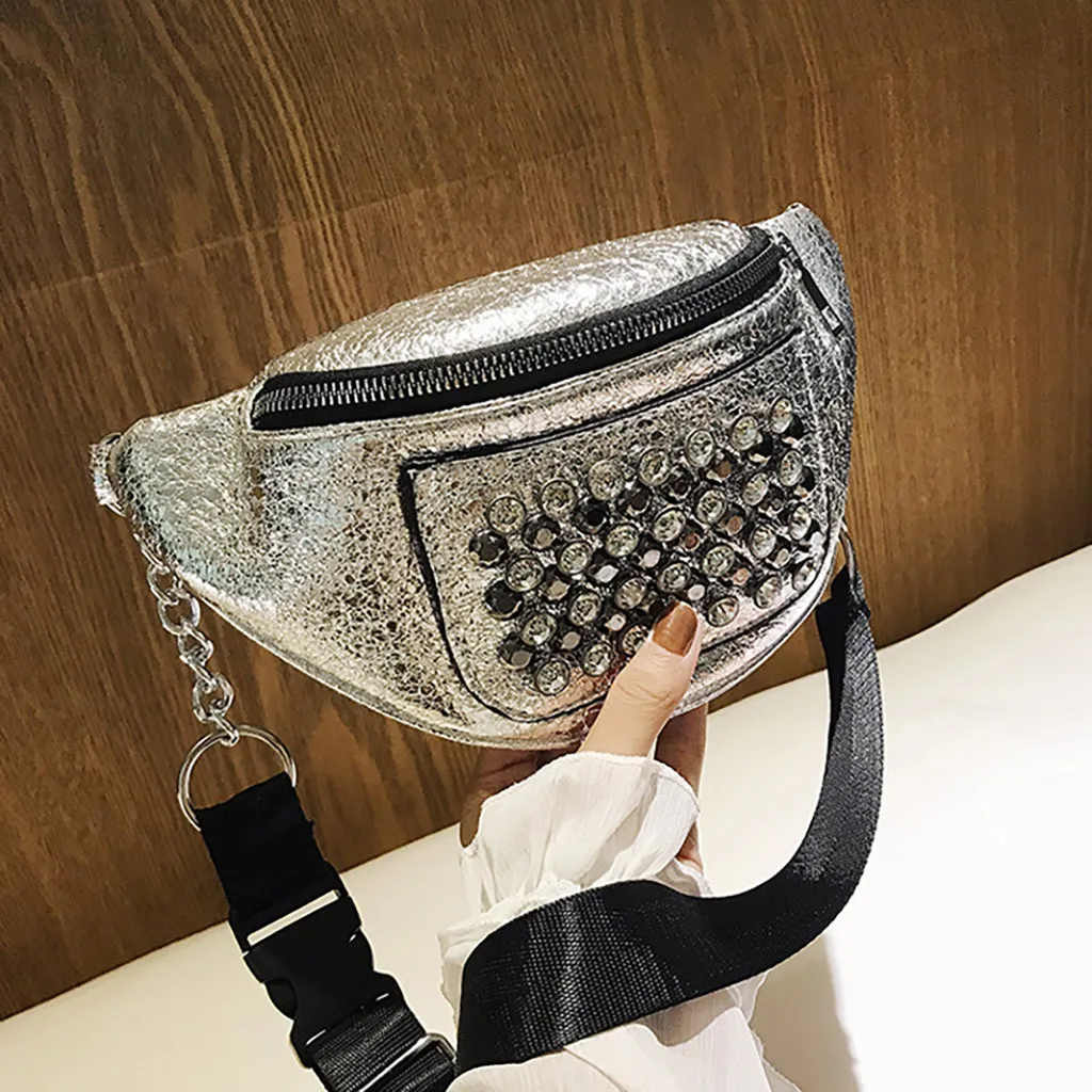 Aelicy Bling Squeice поясная сумка женская уличная нагрудная Персонализированная модная