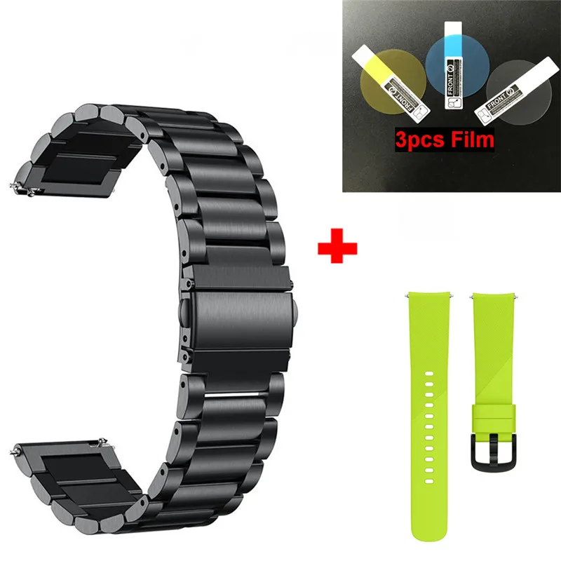 3 в 1 браслет ремешок для Garmin vivoactive 3 vivoactive3/HR/музыкальный ремешок с пленкой для Garmin vivoactive 3 браслет - Цвет: Color5