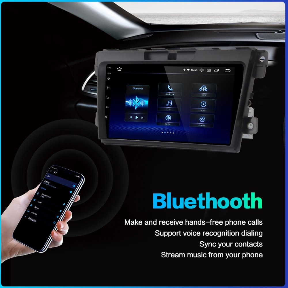 Dasaita " ips Авторадио 1 Din Android 9,0 для Mazda CX-7 2008 2009 2010 2011 2012 2013 gps 1080p видео стерео HDM