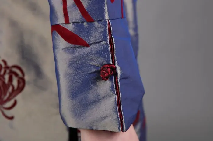 

New Arrival Vintage Chinese Women's Long Sleeves Jacket Coat Chaqueta abrigo Clothing Flower Size S M L XL XXL XXXL Mny006-B