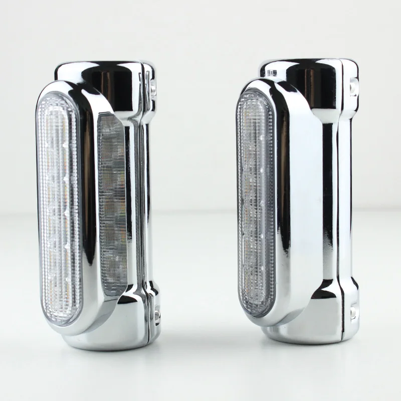 2 Chrome шоссе бар огни Вернуться дальнего света для Davidson Touring победы мотоцикл| |