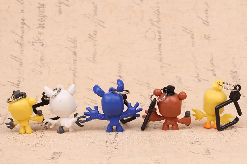 10pcs/lot Keychain Juguetes 4 Foxy Chica Bonnie Action Toy Figures Dolls | Игрушки и хобби