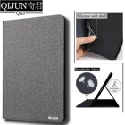 QIJUN Чехол-книжка для планшета Lenovo Tab 4 8,0 дюйма Plus, кожаный чехол-подставка, силиконовый мягкий чехол, fundas Тонкий чехол для карт TB-8704NVF