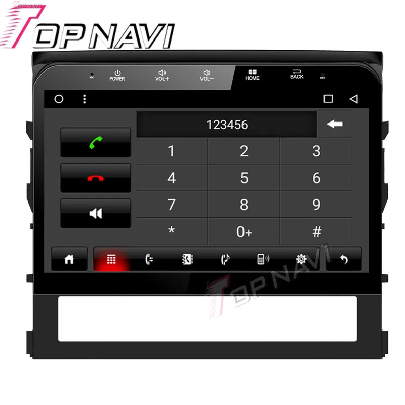 Авто Радио стерео для Toyota Land Cruiser 2016 10.1 ''Android 6.0 topnavi plug &amp play Бесплатная