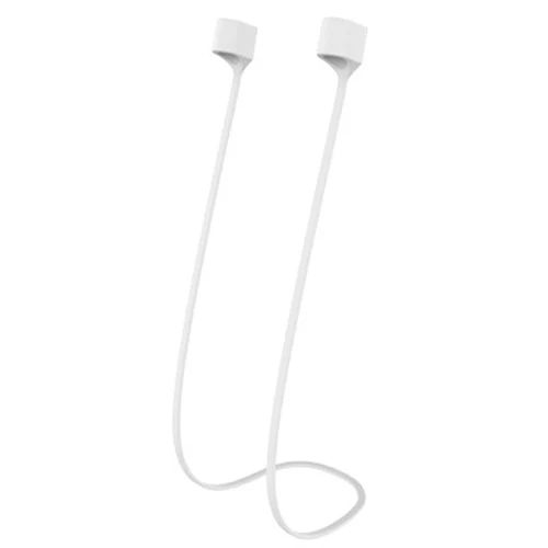 Магнитный ремешок с защитой от потери для Apple AirPods ремешок с защитой от потери магнитный ремешок для i7s i10 i12 i30 TWS наушники силиконовый шнур-кабель - Цвет: White