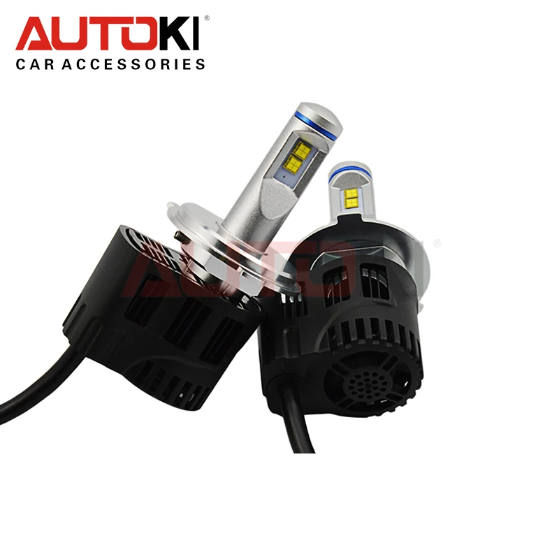 Autoki Сверхъяркие светодиодные лампы высокой мощности для автомобильных фар P6 H4 110W
