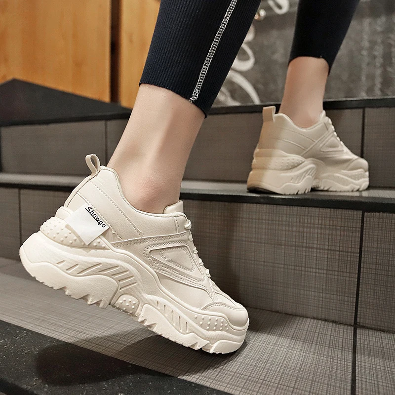 Women Sneakers Autumn Fashion Casual Shoes Woman Comfortable Breathable Flats Female Platform Chaussure Femm | Обувь