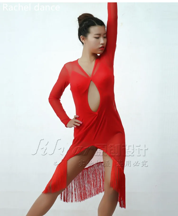 Женское/Детское платье для латиноамериканских танцев со стразами|tango dress|dance