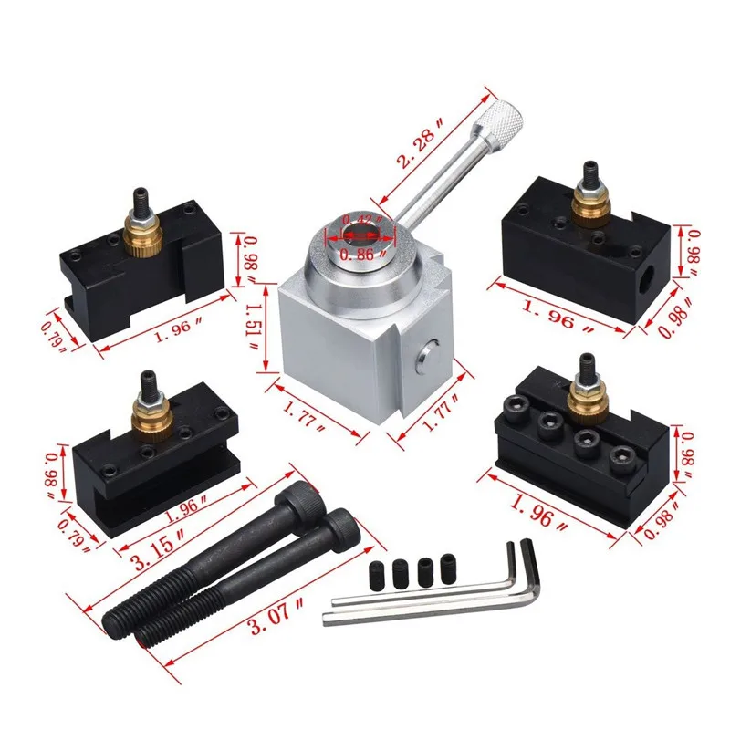 Мини-Алюминиевый токарный станок быстросменный держатель для инструментов