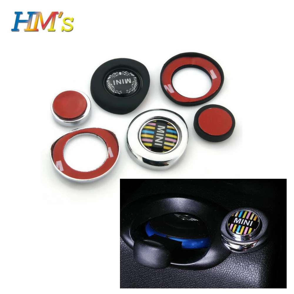 Для MINI Coutryman R56 R55 R57 R58 R59 R61 R60 Clubman автомобильный Стайлинг кнопка Start Stop наклейка крышка для MINI Cooper аксессуары