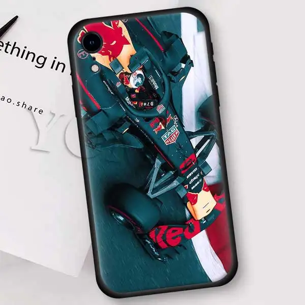 B09 Для Формулы 1 мягкий чехол из ТПУ для Apple iPhone 11 Pro XR 7 8 6 6S Plus X XS MAX 5 5E 5S 5C Черный силиконовый чехол для телефона - Цвет: B09
