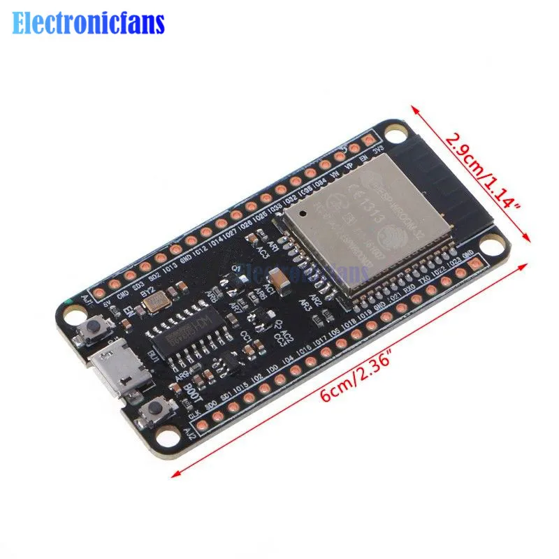 Макетная плата ESP32 ESP32S CH340G 2 4 ГГц WiFi + Bluetooth сверхнизкое энергопотребление |