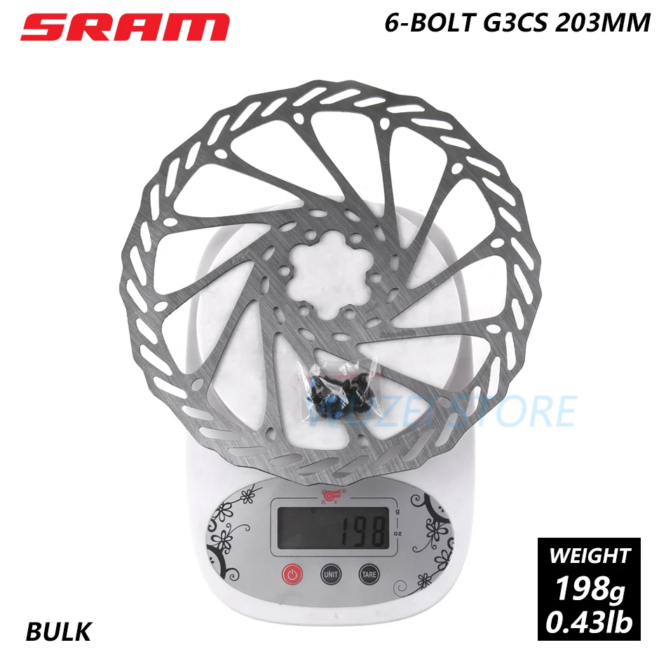 G3 203mm No box SRAM AVID CenterLine дисковый тормозной ротор G3 160/180/203 мм HS1 6 Болты ротора CNTRLN XR округлые диски Центральный замок диск 1 шт - Цвет: G3 203mm No box