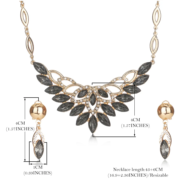 Модные Ювелирные наборы африканские костюмы свадебных украшений для женщин