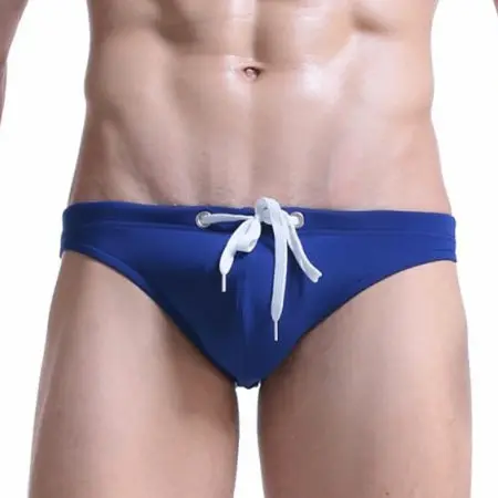 Мужские бикини, купальник эротичное мужское белье Sexy Gay Mens Плавание трусы Плавание ming Мужские Шорты для купания мини купальник-танга пляжная одежда чехол ванный комплект короткий zwembroek - Цвет: AIBC Royal Blue