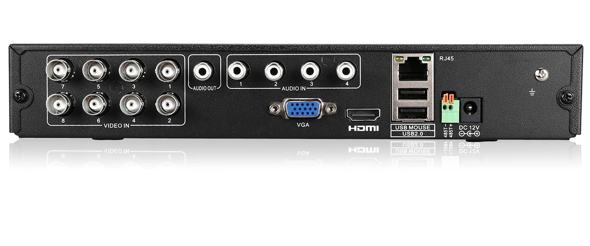 1 шт. 1080P 1080N DVR цифровой видеорегистратор 8CH видеонаблюдение 5 в 1 TVI/CVI/AHD/аналоговая/IP камера Домашняя безопасность видео DVR