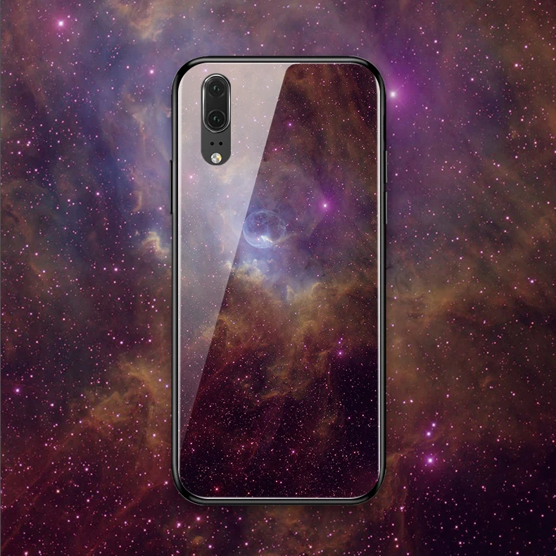 Роскошный чехол из закаленного стекла для телефона HUAWEI P20 30 PRO lite Mate 20 Pro X Nova 3 4 E i Star
