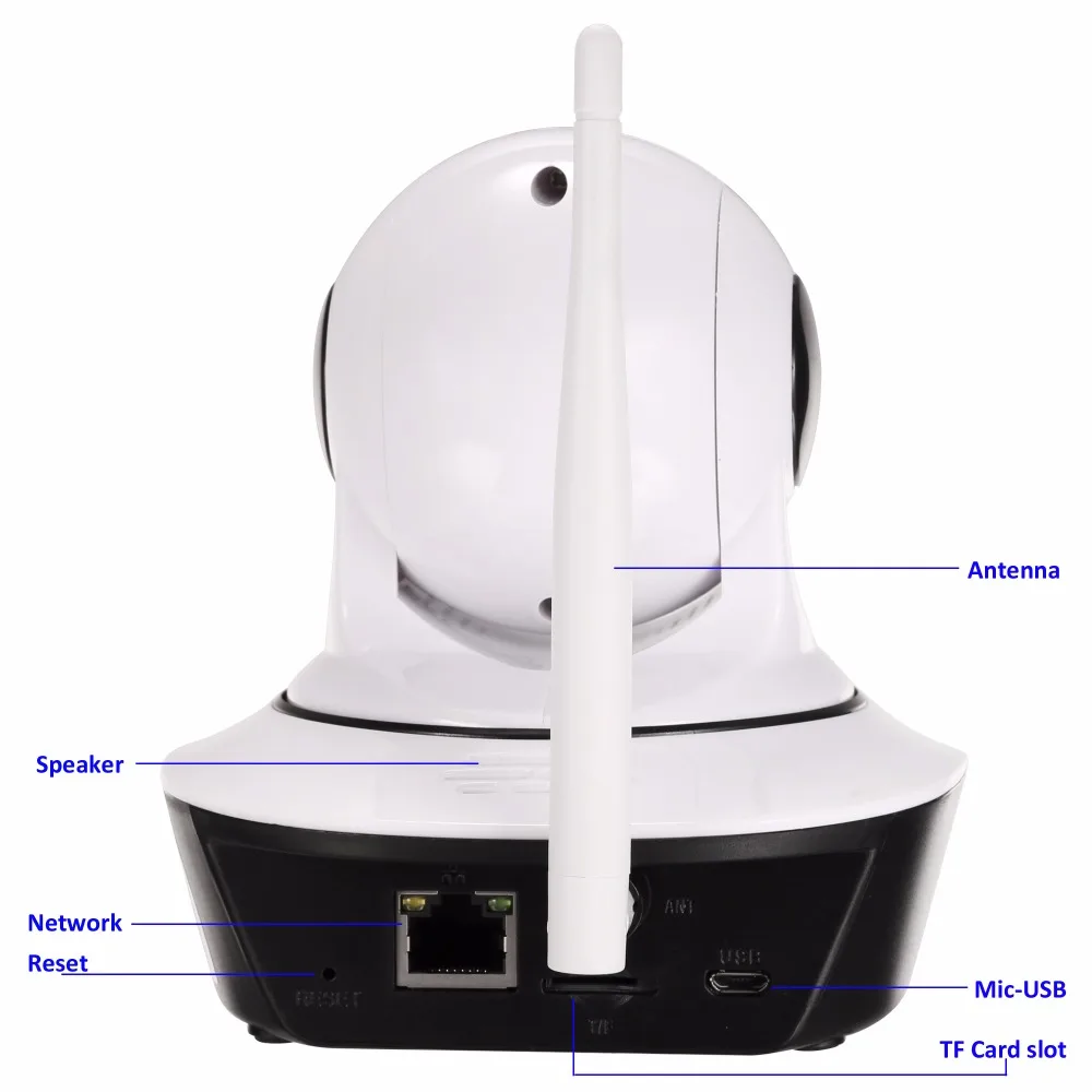 1080P 720P IP Камера WI FI Беспроводной домашней безопасности наблюдения 2 полосная