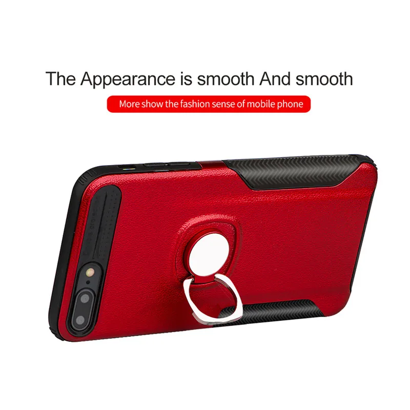 Для Huawei P20 Pro iPhone 6 6s металлическое кольцо для пальца Беспроводная зарядка