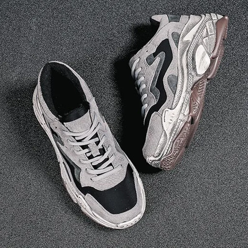 

HOT 2019 New Spell Color Women Sneakers Fashion Shoes Casual Shoes Wild Comfort Platform Shoes Woman Real Genuine Leather Shoes