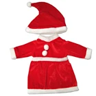 Рождественское платье для куклы-малышки, 43 см