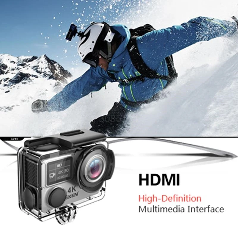 Экшн-камера eken H6S A12 Ultra 4K 30FPS, Wifi, 30 м, водонепроницаемая, 1080 p, go chip, EIS, стабилизация изображения, FHD, 2 K, 14 МП, профессиональная спортивная камера