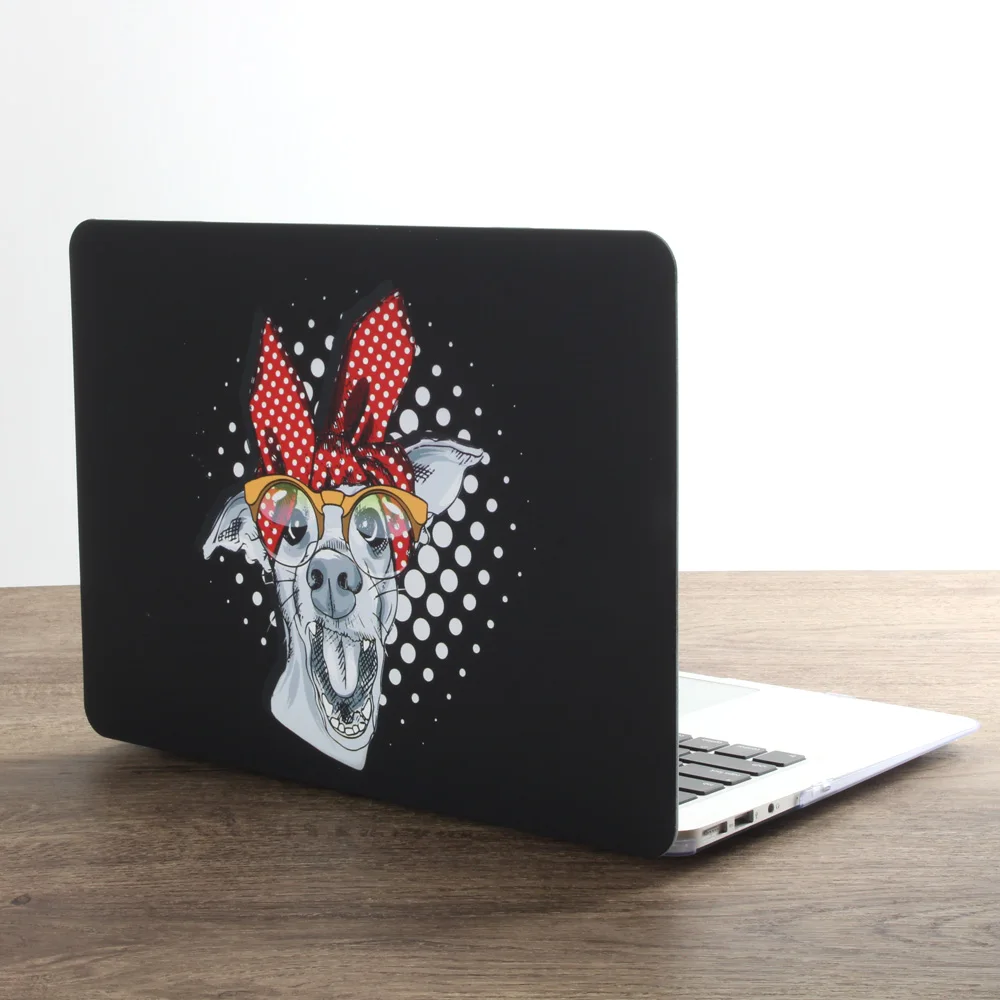 Новый чехол для ноутбука с принтом животных MacBook Air Pro Retina 11 12 13 15 дюймов сенсорной