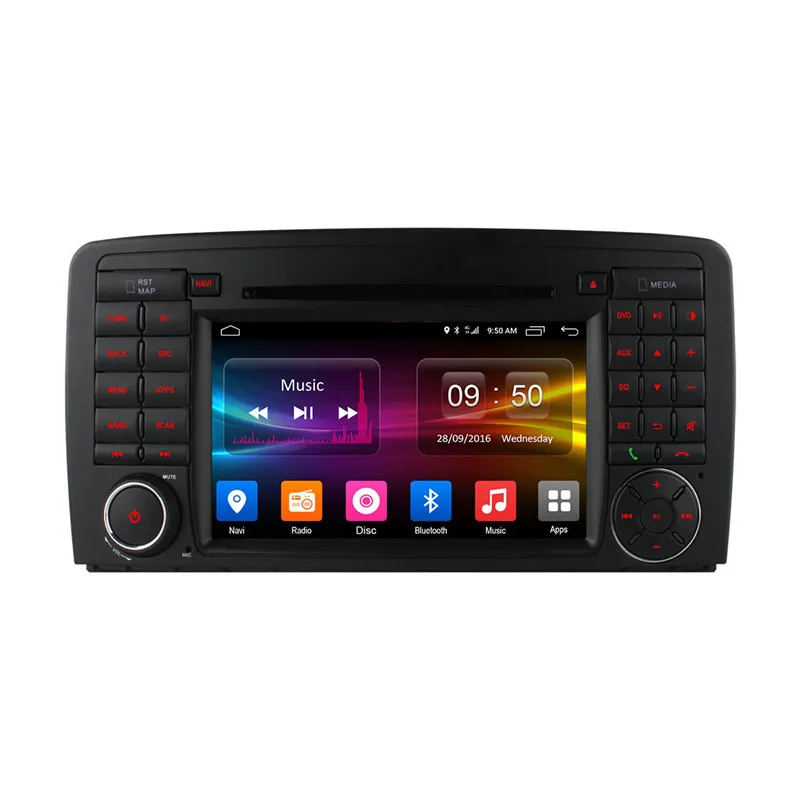 4G SIM Восьмиядерный 2 Гб RAM Android 6 0 для Mercedes Benz R Class W251 R280 R300 R320 R350 R500 автомобильный DVD