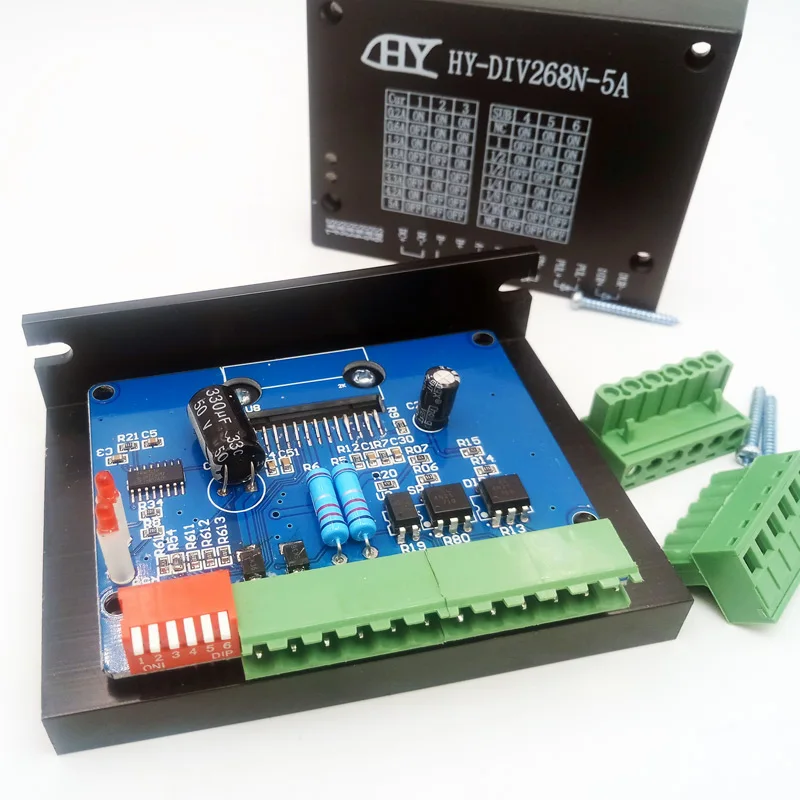 TB6600 5A шаговый Драйвер CNC контроллер nema 17 23 tb6600 одноосный двухфазный гибридный