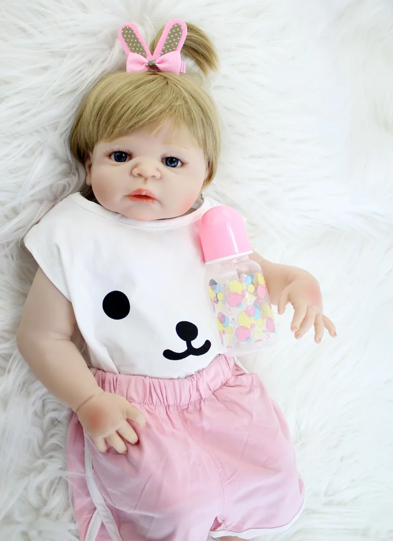 BZDOLL 22 &quotполностью силиконовая кукла для новорожденных Реалистичная принцесса