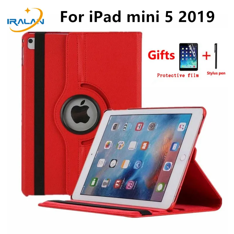 Вращающийся на 360 Градусов Кожаный смарт чехол для Apple iPad mini 5 2019 7 9 дюймов Чехол 4