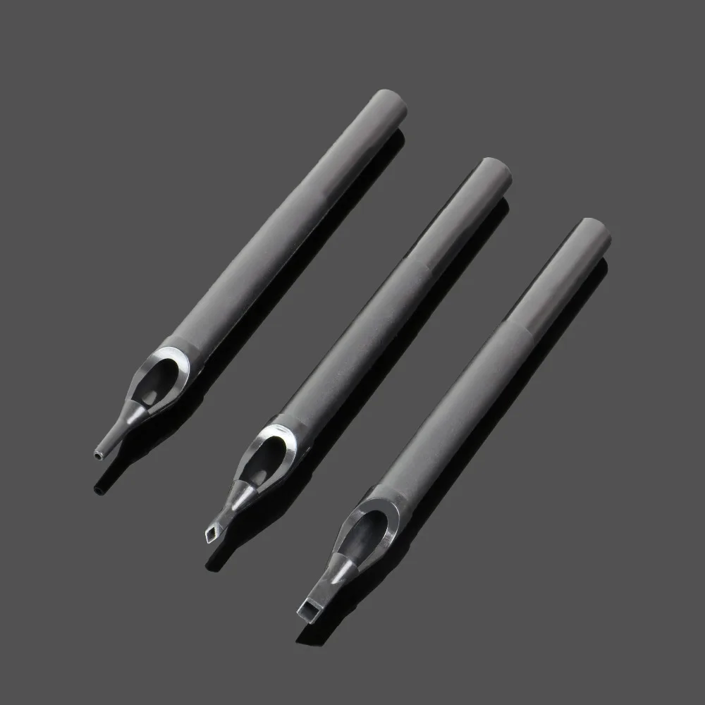 50 шт. 11F наконечники для тату черные длинные одноразовые 108 мм иглы машинка