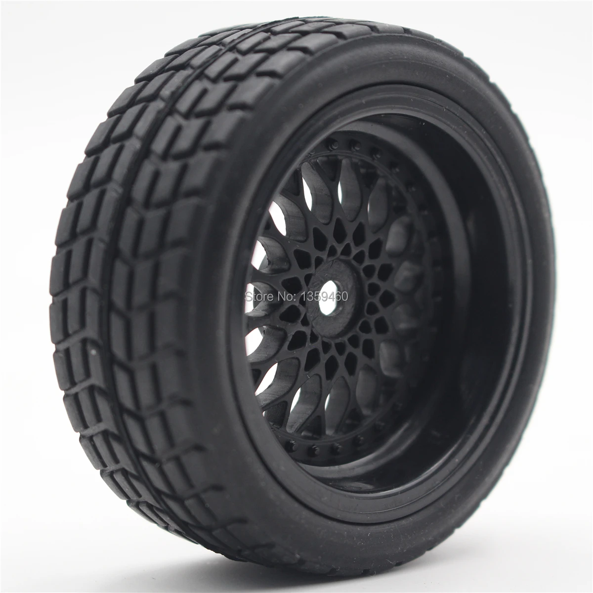 4 шт. 1/10 RC мягкая резиновая шина для путешествий фотосессия 10030 NK (черный) 3/6/9 мм