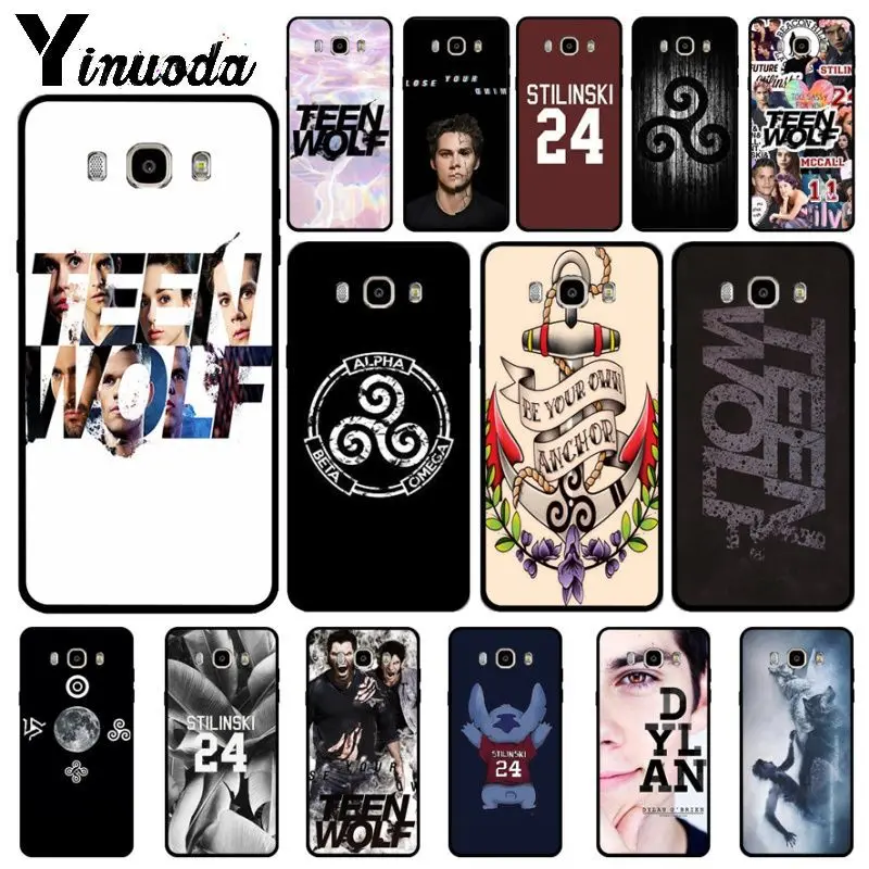Yinuoda ТВ серии Teen Wolf черный чехол для мобильного телефона Samsung Galaxy j6plus j7 prime j8 j2 j4plus