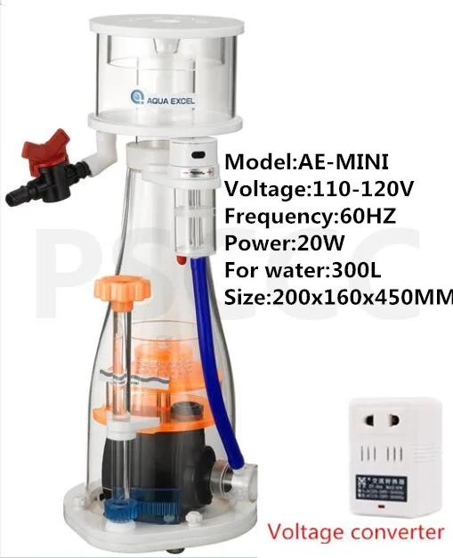 AE-MINI 110-120V Aquaexel резервуар для морской воды протеиновый сепаратор AE-CH AE-CHS CSY/I конусный белковый Сепаратор Яйцо ультра тихий для 500-600L - Цвет: AE-MINI 110-120V