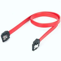 50pcs sata hard drive data cable connector with a buckle serial hard drive line sata data cable 2 0