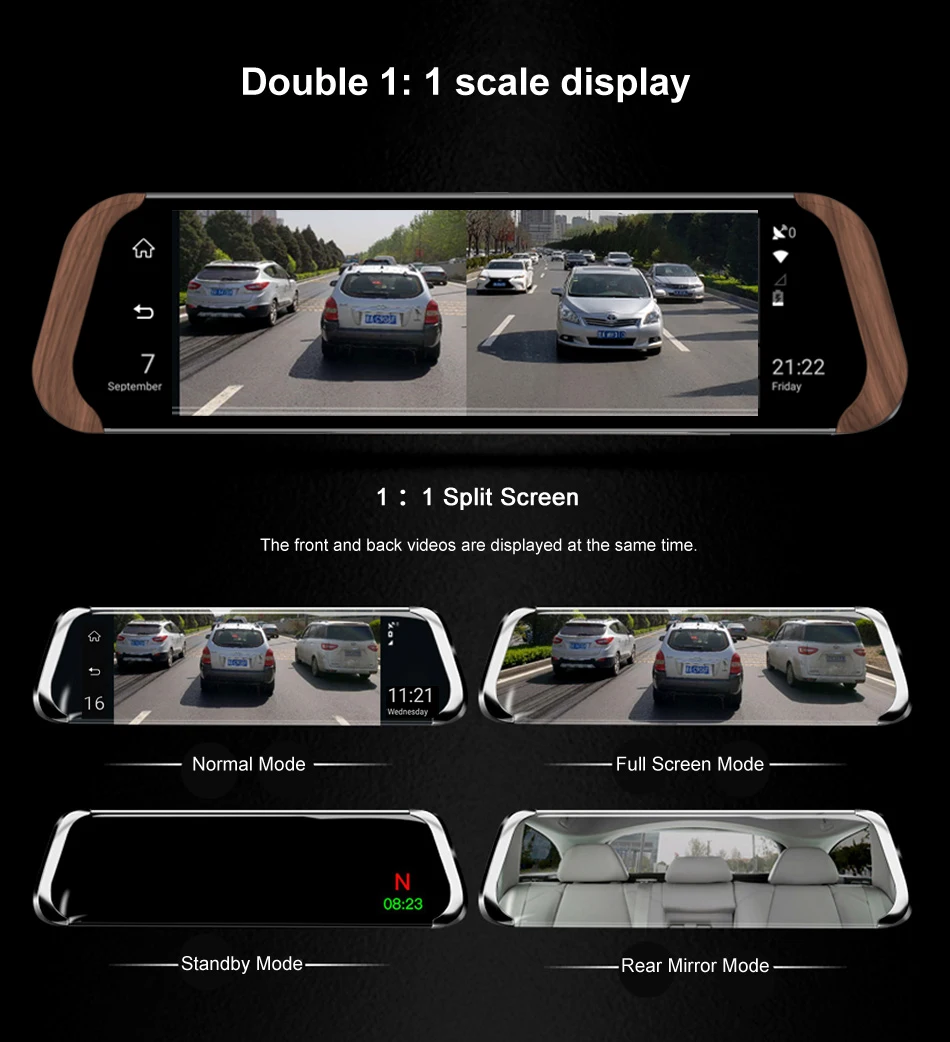 ANSTAR 786W 10 ''сенсорный экран видеорегистратор Android 4G ADAS gps Автомобильный видеорегистратор двойной объектив запись камера заднего вида 1080P FHD Автомобильный видеорегистратор зеркало