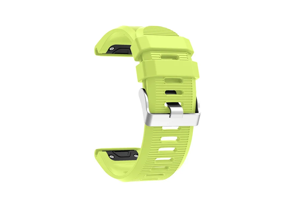 Зеленый Ремешок для Garmin Fenix 3/3 HR ремешок 26 мм наручные часы ремешок для Garmin Fenix 5X быстрая замена подходит браслет ремешок - Цвет: Зеленый