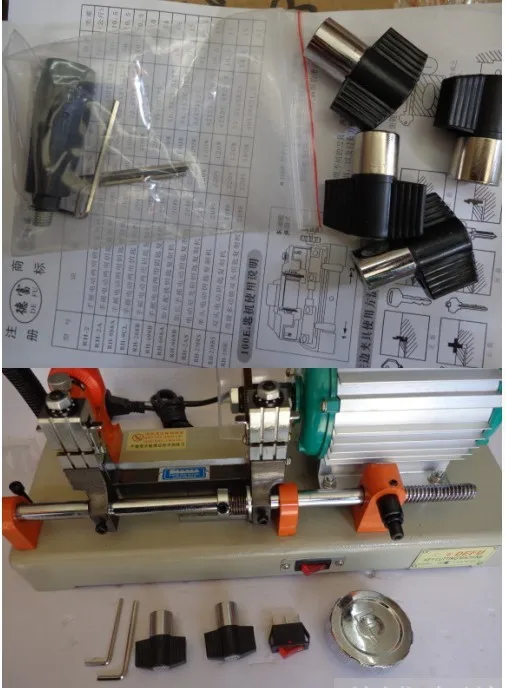 Устройство для резки ключей 220 В/50 Гц или 110 В/60 модель 238bs 1 шт.|key cutting machine|238bs key