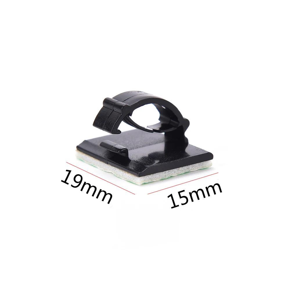 Черные автомобильные зажимы для кабеля 20 шт./лот|Кабельные зажимы| |