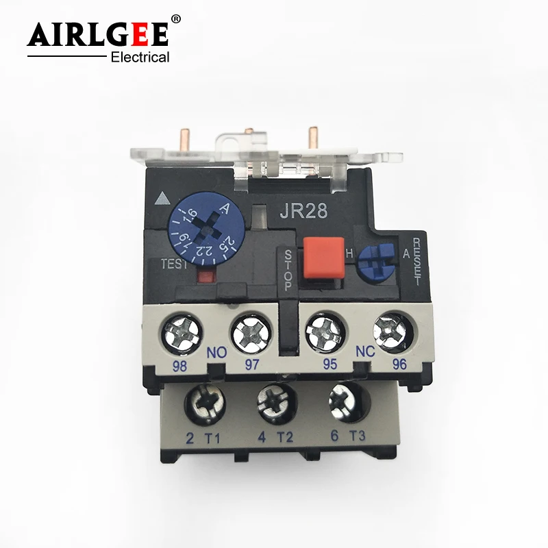 JR28 25 3 полюсное реле перегрузки двигателя 0 63 1A 1 1.6A 6 2.5A 5 8A 7 10A 9 13A 12 16A 17 25A|Реле| |