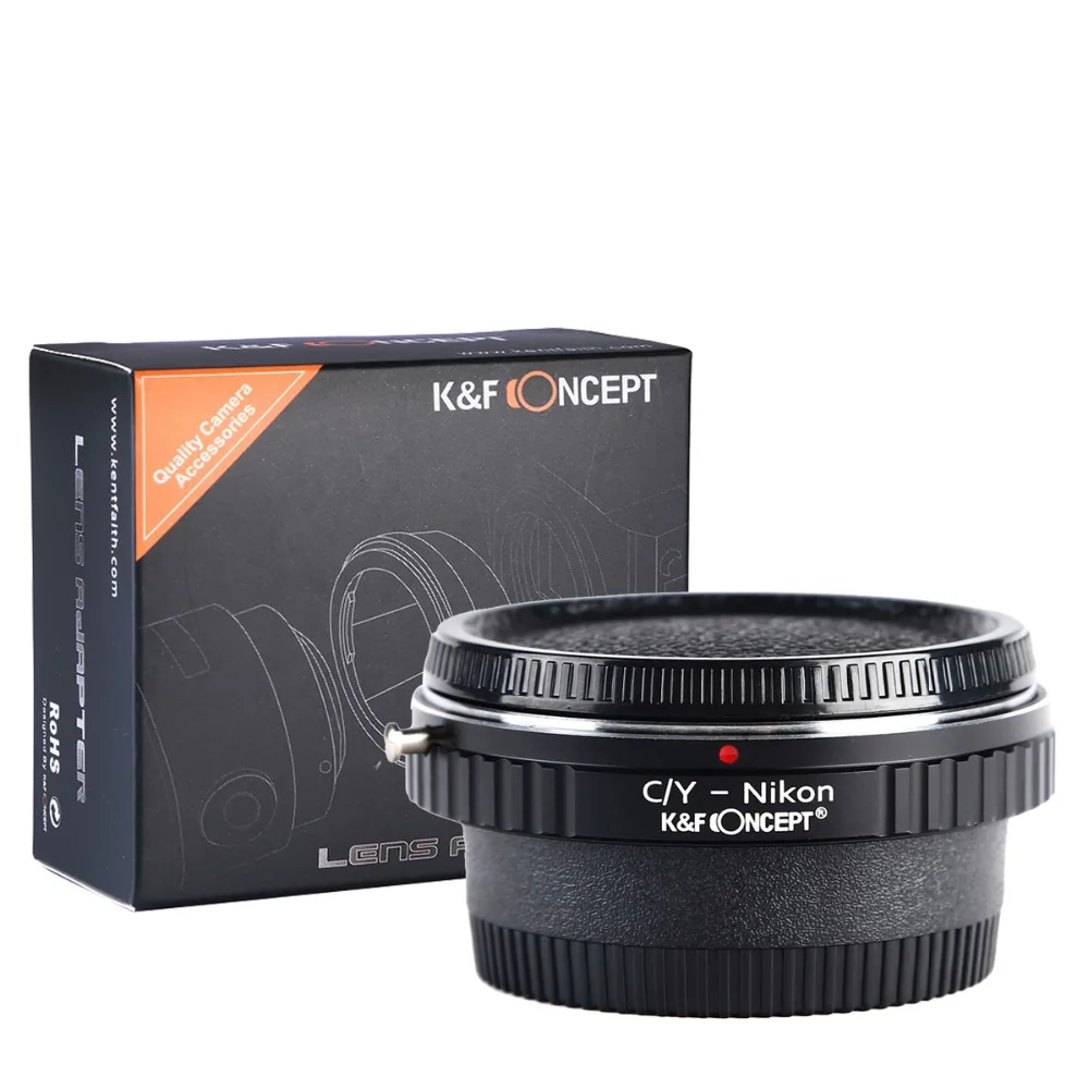 K &amp F CONCEPT кольцо-адаптер для объектива камеры C/Y- NIKON Contax или Yashica корпуса Nikon AI