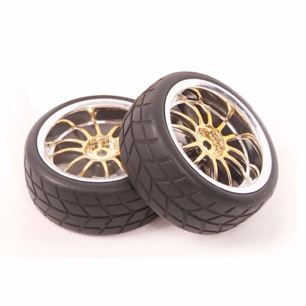 4 шт. мягкие резиновые шины колесный обод для 1/10 HSP HPI Traxxas на дороге гоночный Спорт