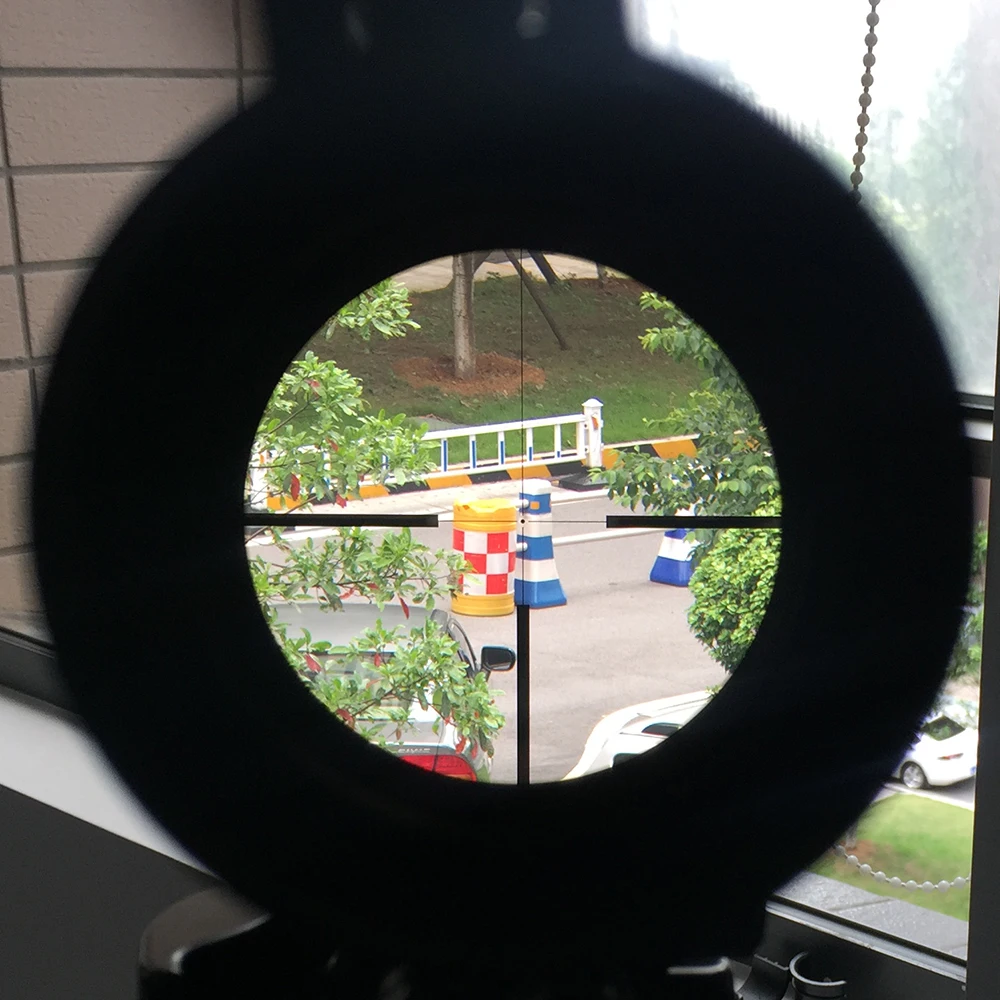 Тактический имитация Swarovskl круговой точечный прицел 1-6x24 IR Riflescope оптический прицел Красная точка Сетка прицел Охотничья винтовка прицелы