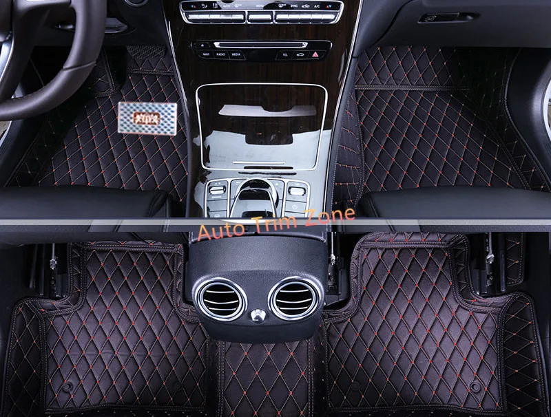 Black Interior Floor Mats &amp Carpet Foot Pad For Mercedes Benz GLC 2016 2017 X253 | Автомобили и мотоциклы